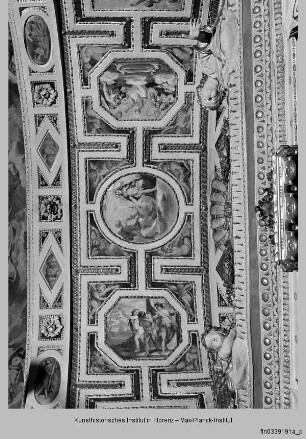 Ausmalung des Oratorio della Santissima Trinità : Ausmalung des Gewölbes : Ausmalung der Altarnische mit Szenen des Alten und Neuen Testaments