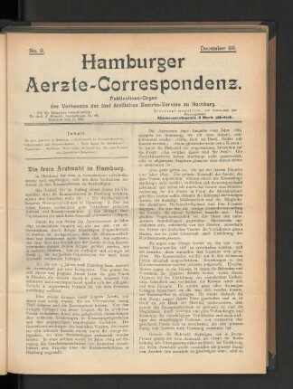 No. 9. Dezember 1899
