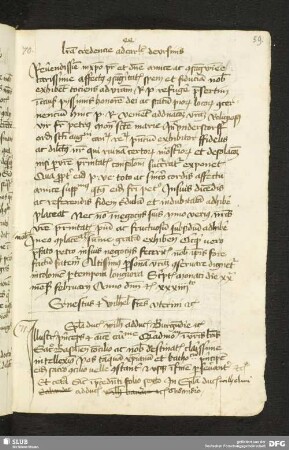 59r: Brief Herzog Wilhelms an Philipp, Herzog von Burgund