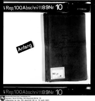Kopfschatzregister des Amts Grönenberg Enthält: Rechnungen aus den Kirchspielen Melle, Oldendorf, Buer, Riemsloh, Neuenkirchen, Wellingholzhausen