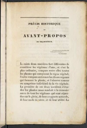 Précis historique et Avant-Propos du traducteur