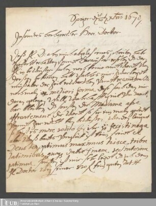 Briefe der Grafen von Leiningen