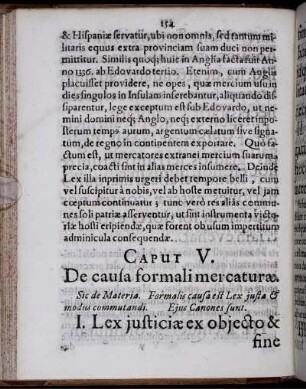 Caput V. De causa formali mercaturae