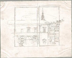 Seeberger, Gustav; München, Max-Joseph-Platz; Palais Toerring-Jettenbach (Residenzpost) - Ansicht