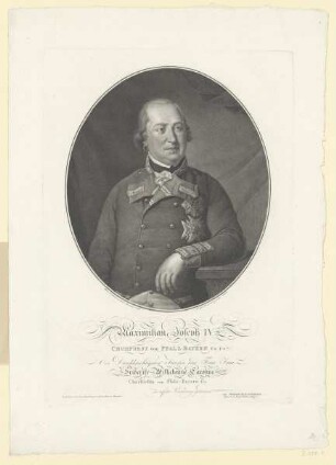 Bildnis des Maximilian Joseph IV. von Pfalz-Bayern