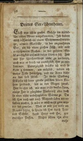 Drittes See-Abentheuer