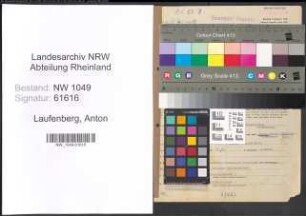 Entnazifizierung Anton Laufenberg , geb. 13.09.1904 (Finanzbeamter)