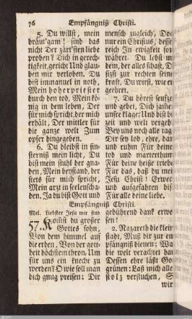 Empfängniß Christi.