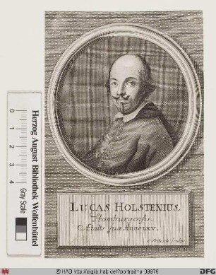 Bildnis Lucas Holste (lat. Holstenius)