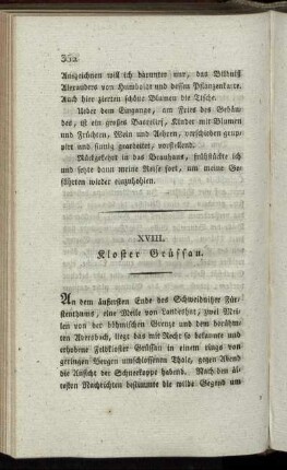 XVIII. Kloster Grüssau