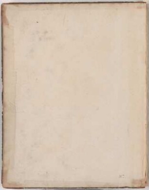 PLANS ET ELEVATIONS DES DIFFER: MAISONS. TOM I. : Buchdeckel, Innenseite mit alter Signatur "51m". 51,5 x 40 cm.