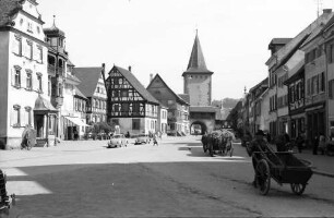 Gengenbach: Straße mit Oberem Tor