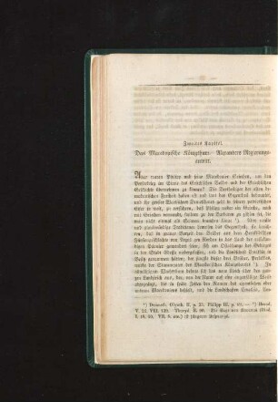 Zweites Kapitel. Das Macedonische Königthum. Alexanders Regierungsantritt