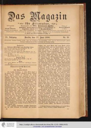 Nr. 26. - 27. Juni 1896