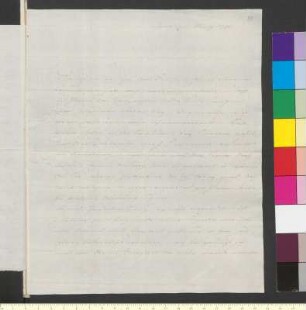 Brief von Stein, Gottlob Friedrich Konstantin von an Goethe, Johann Wolfgang von