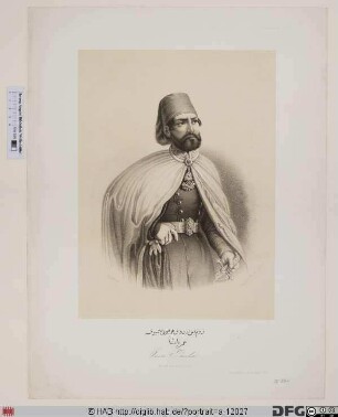 Bildnis Mihailo Latas (gen. Omer Pascha)