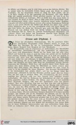 31: Orient und Okzident, 2