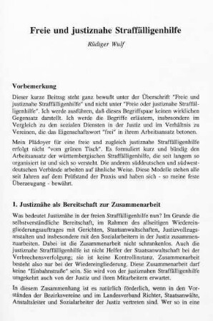 285-290, Freie und justiznahe Straffälligenhilfe