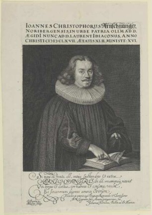 Bildnis des Ioannes Christophorus Arnschwanger