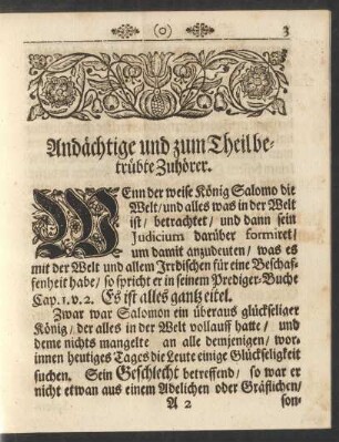Andächtige und zum Theil betrübte Zuhörer.