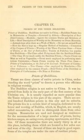 Chapter IX. Priests of the three religions