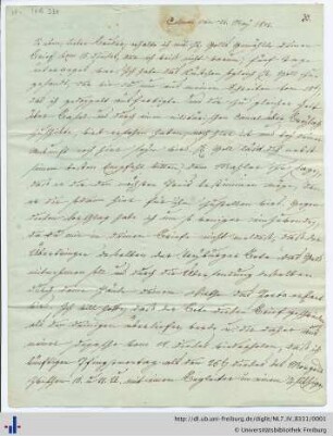 Nachlass J. G. Jacobi (NL 7/IV B 331) : Briefwechsel Pfeffel - Jacobi