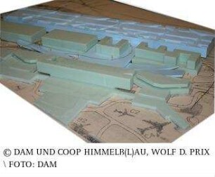 Workshop Flughafen Frankfurt Terminal - Modell des Gesamtgebäudes mit Umgebung