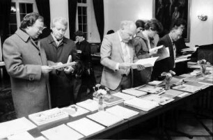 Freiburg: Erzbischöfliches Palais, Notenausstellung