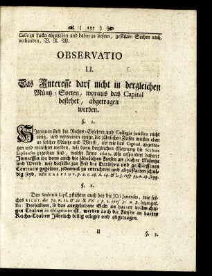 Observatio LI. - Observatio LX.