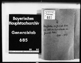 Ranglisten des General-Stabes (ab 1909 der Zentralstelle des Generalstabes); Generalstab, Ressortverhältnisse