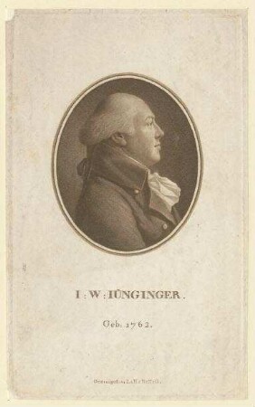 J(ohann = Hans). W(ilhelm). Jünginger; Geb. 1762