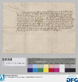 Bischof Johanns zu Wirtzpurg bestimmt der Stadt Nürnberg in ihrem Streit mit Ytel Voyt von Rinecke zum drittenmal einen Rechttag.