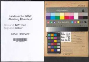 Entnazifizierung Hermann Schol , geb. 06.12.1911 (Kaufmaennischer Angestellter)