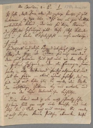 Friedrich Schiller (1759 - 1805) Autographen: Briefe von Friedrich Schiller an verschiedene Adressaten - BSB Autogr.Cim. Schiller, Friedrich von, 1. Friedrich Schiller (1759 - 1805) Autographen: Brief von Friedrich Schiller an Karoline von Wolzogen - BSB Autogr.Cim. Schiller, Friedrich von.1