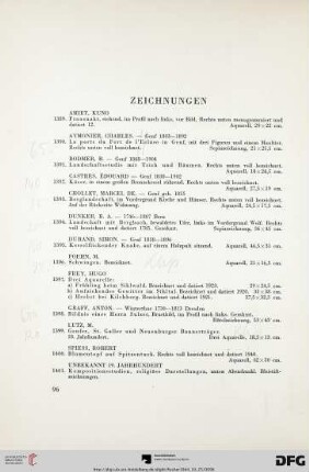 Zeichnungen (Nr. 1389-1414)