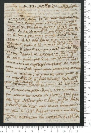 Brief von Marie-Anne Chamisso  an Hippolyte de Chamisso und Charles de Chamisso