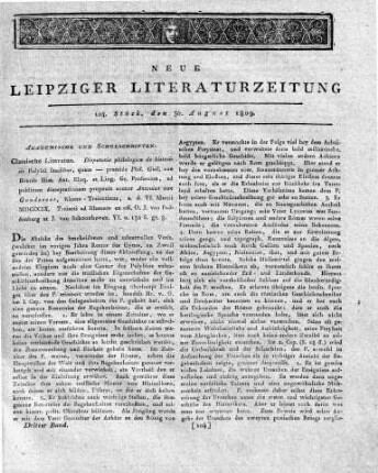 1809-08-30 : 104. Stück