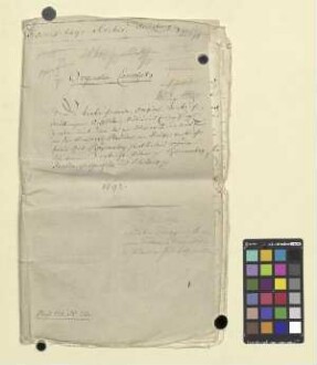 Heinrich von der Tann quittiert den Erhalt der restlichen
                Geldsumme für das Rittergut Römershag von dem Abt des Klosters Fulda Placidus [von
                Droste].