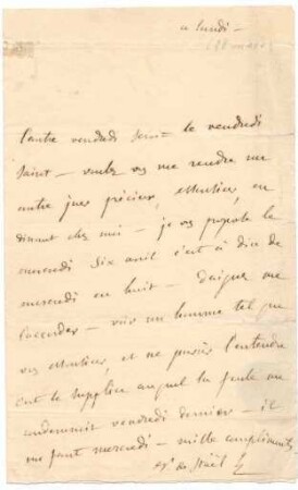 Korrespondenz von Anne Louise Germaine Staël-Holstein an Randall Edward Plunkett
