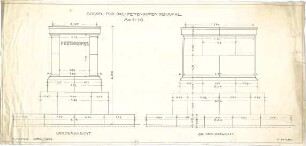 Pfann, Paul; München; Pettenkofer-Denkmal - Sockel (Ansichten)