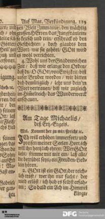 Am Tage Michaelis / deß Ertz-Engels.