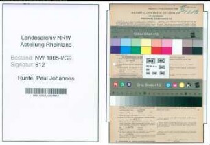 Entnazifizierung Paul Johannes Runte , geb. 27.10.1912 (Verwaltungsangestellter)