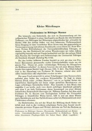 Kleine Mitteilungen