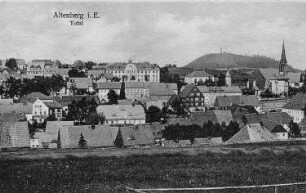 Altenberg. Ortsansicht, Ansichtskarte
