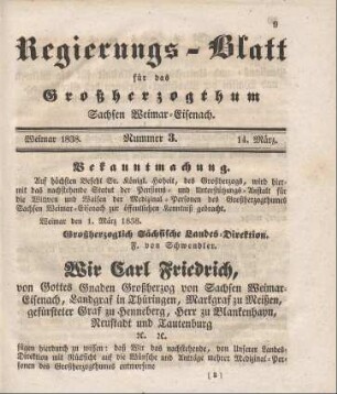 Nr. 3 : 14. März 1838