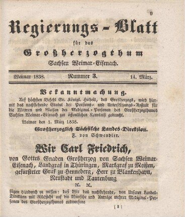 Nr. 3 : 14. März 1838
