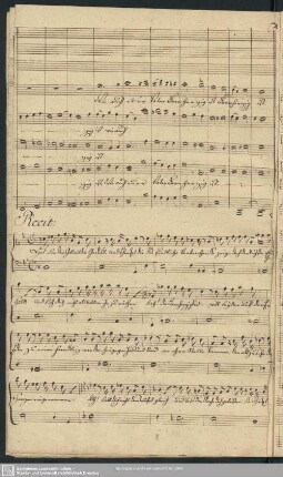 Recit[ativo: Hat nun dein Gott ] - [Recitativo] acc.[ompagnato: Gott hat sein Himmelreich]