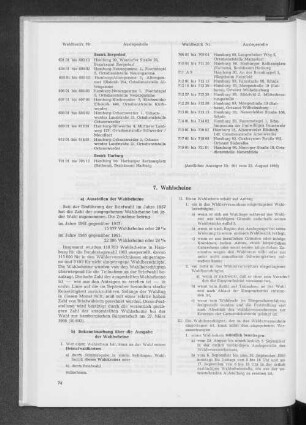 7. Wahlscheine