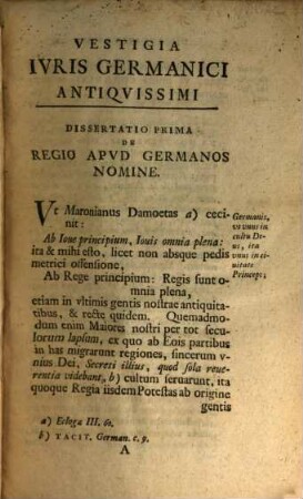 Georg. Christi. Gebaveri I. C. Et Antecess. Primar. Vestigia Ivris Germanici Antiqvissima : In C. Cornelii Taciti Germania Obvia Sive Dissertationes XXII. In Varia Avrei Illivs Libelli Loca Cvm Nonvllis Similis Argvmenti Cvncta Ivsto Ordine Collocata Et Partim Locvpletivs Partim Nvnc Primvm Edita