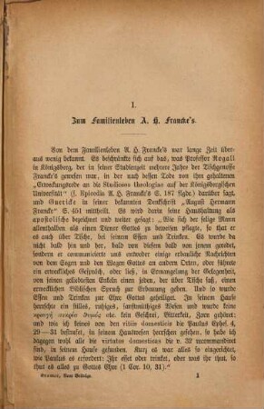 Neue Beiträge zur Geschichte August Hermann Francke's